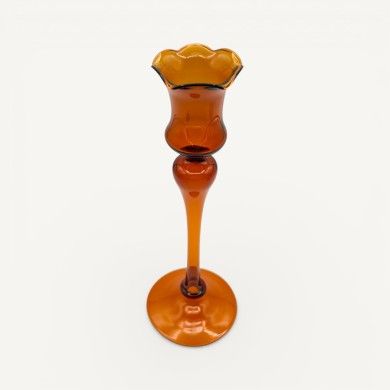 DALIA blown glass candle holder | Spring table decorations