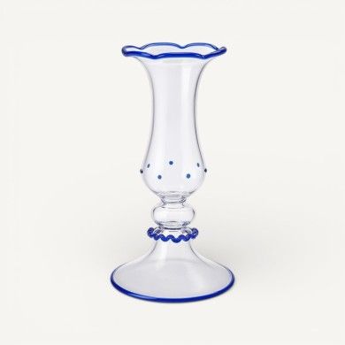 LUCIA | Bougeoir classique en verre cristal | Murano Store