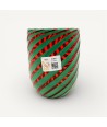 RIVOLTO, Murano glass goblets with colorful spiral-twisted stems