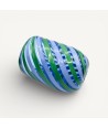 RIVOLTO, gouttes en verre de Murano avec des tiges torsadées en spirale colorées
