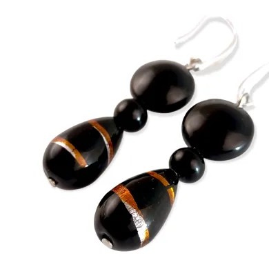 Brincos AFRICA | Acessórios em vidro Murano | Murano-Store
