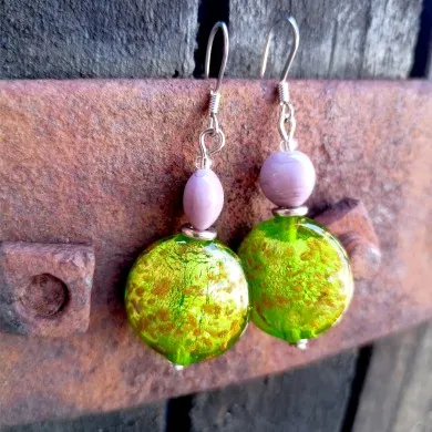 Brincos JUNGLE | Acessórios de vidro Murano | Murano Store
