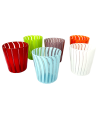 MATHERA - Refined colored striped water glasses