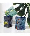 POLLOCK | Copos azul meia-noite, azul claro e água-marinha | Murano-Store