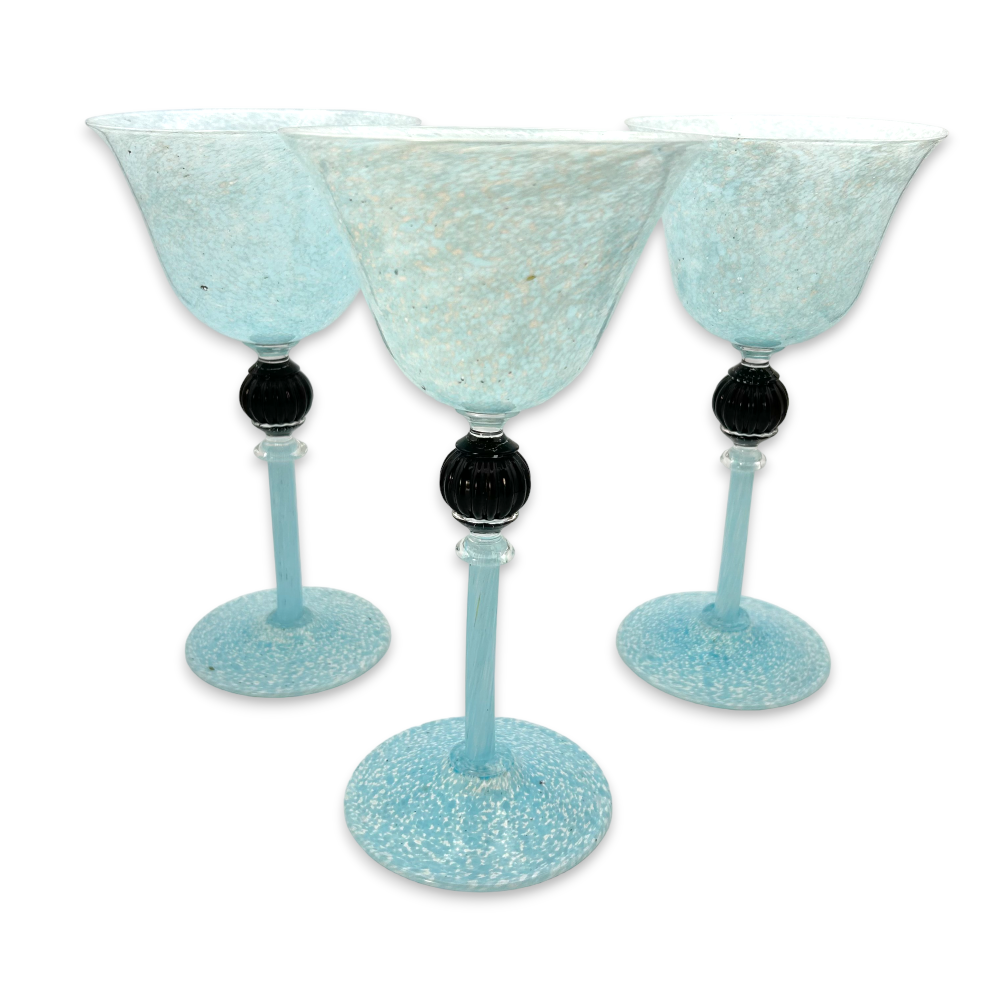 AMALFI - Blauer Martini-Cocktailbecher