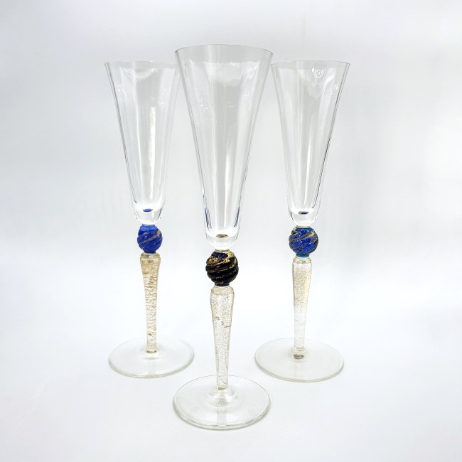 CALVI - Flûte à champagne en cristal