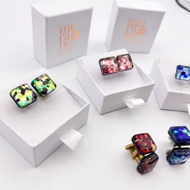 CARMELO | gemelli da polso in vetro di murano | Murano Store