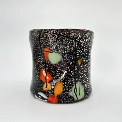 POLLOCK | GOTI aus Muranoglas Rot, Rosa, Flieder | Murano-Store