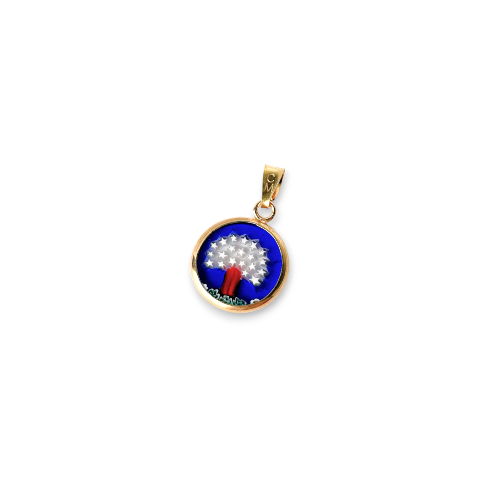TREE OF LIFE - Lucky charm Pendant with murrine element