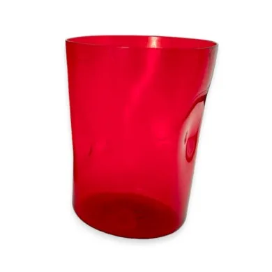 IRIS | Conjunto de 6 copos de água | Vermelho veneziano | Murano Store