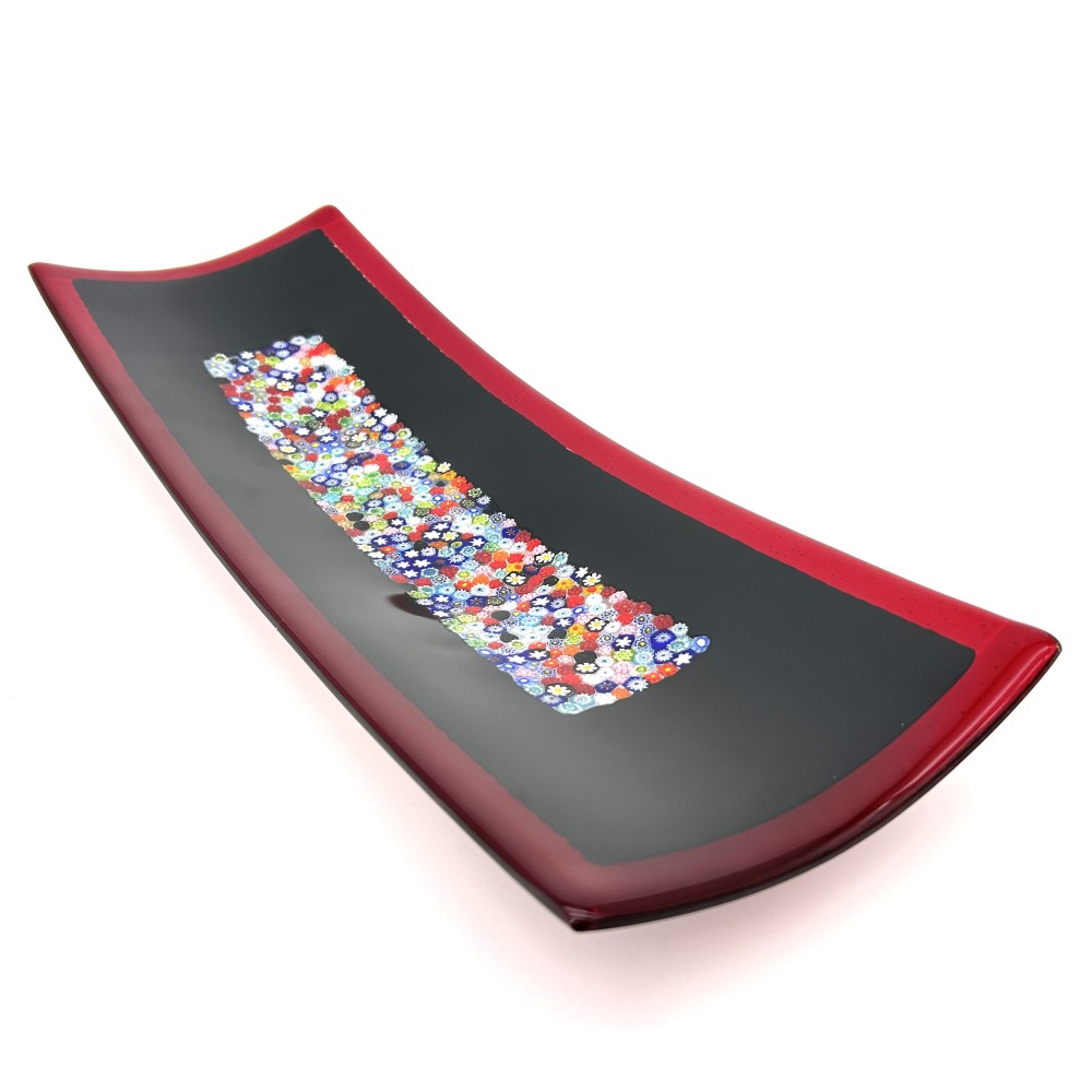 GEOX - BLACK Design Tray with Murrine