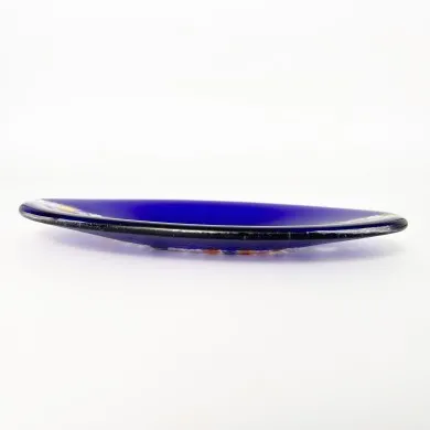 CASCATA - Tabuleiro oval em forma de canoa em vidro de Murano
