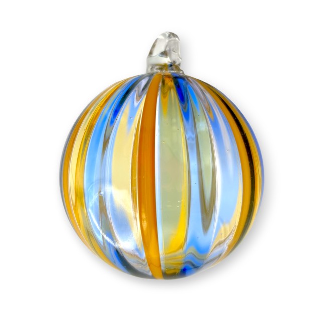 Boule de Noël COULEUR en verre de Murano - Boule de Noël en verre Fornace