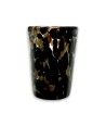 FANTASY | Set de 3 Copas de Licor | NEGRO y ORO | Murano Store