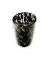 FANTASY | Set de 3 Copas de Licor | NEGRO y ORO | Murano Store