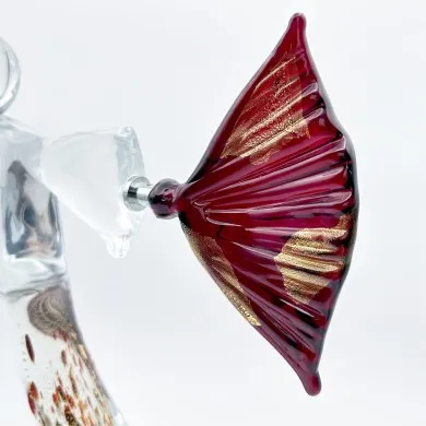 GEISHA | figurine japonaise | verre de Murano | décorée en or | Murano-Store