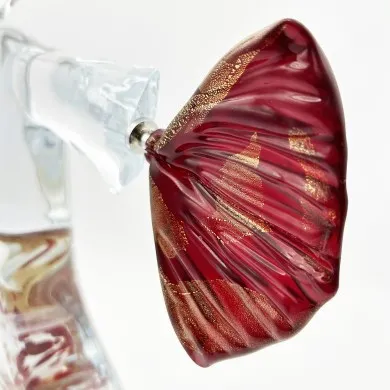 GEISHA | figurine japonaise | verre de Murano | décorée en or | Murano-Store