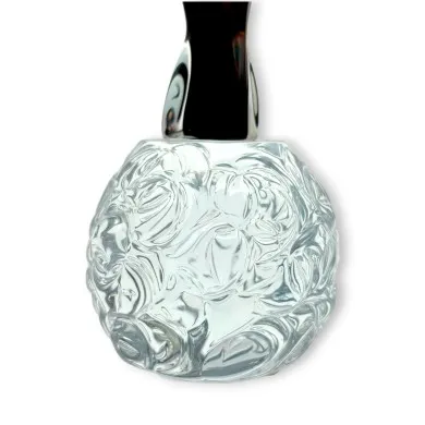 PASSION | Sculpture "The Lovers" Black and Amber | Murano-Store