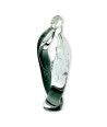 FREUDE – Design-Statue "Liebhaber" rauchgrau aus Muranoglas
