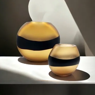 WATAMU | Paire de vases de style ethnique | Murano Glass | Murano Store