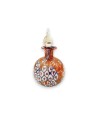 GINGER - Murano glass perfume bottle with Murrine and gold leaf