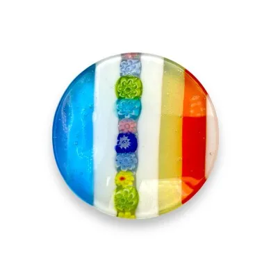 BRIEFBEschwerer – Farbiges Muranoglas mit Murrine