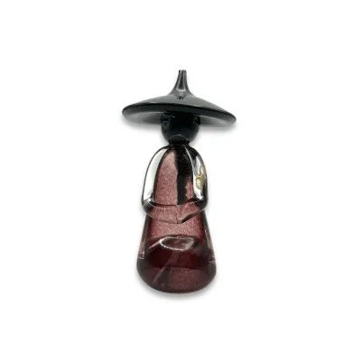 KUMIKO - AMETHYST Chinese in submerged Murano glass