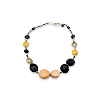 JENNA | Collar moderno con perlas satinadas | Murano-Store