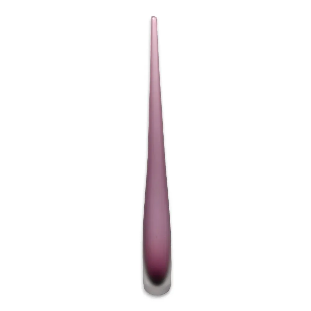 VASE A FLOR UNIQUE - Vase long et étroit de couleur Améthyste en verre de Murano