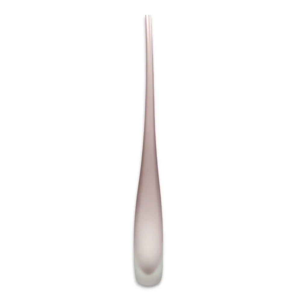 MONOFIORE - Vaso Lungo e Stretto colore Rosa Chiaro