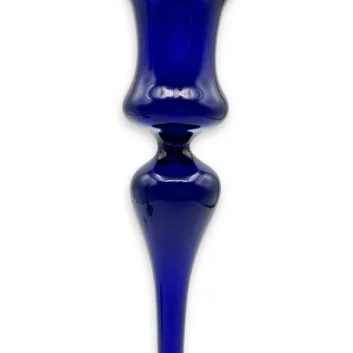 Portavelas AZUL | Cristal de Murano Moderno | Tienda de Murano