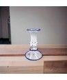 LUCIA - Klassischer Kerzenhalter aus blauem Muranoglas