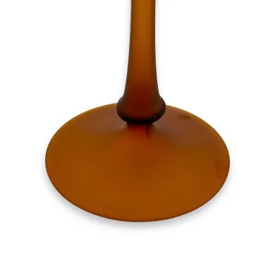 FLORIA | Portavelas de cristal de Murano | moderno esmerilado | Tienda de Murano
