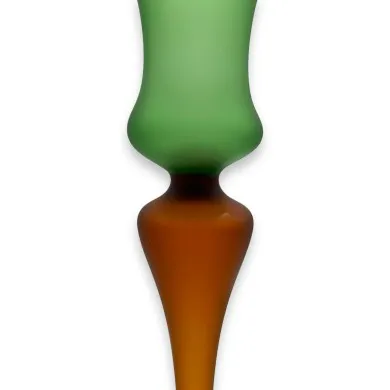 FLORIA | Portavelas de cristal de Murano | moderno esmerilado | Tienda de Murano