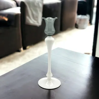 DALIA - Two-tone Murano glass candle holder