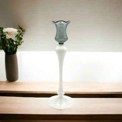 DALIA - Two-tone Murano glass candle holder