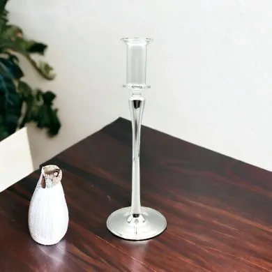 AUREA | DESIGN Muranoglas-Kerzenständer | Spiegeleffekt | Murano Store