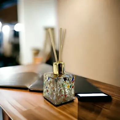 KETTY - Frasco difusor de aromas MULTICOLOR en cristal de Murano