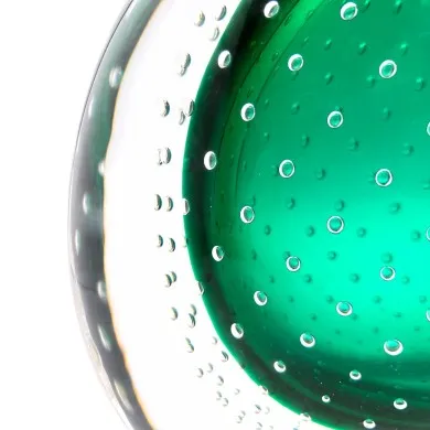 VIRGINIA - Vaso in vetro di Murano | Vaso VERDE in vetro sommerso