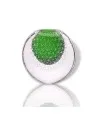 VIRGINIA - Jarrón artístico en cristal de Murano sumergido VERDE MANZANA