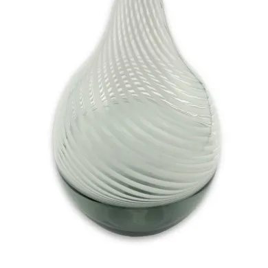 LEDA | White Glass Jar | Jars and Ampoules | Murano-Store