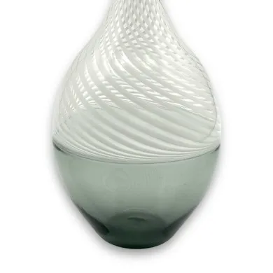 LEDA | Tarro de cristal blanco | Tarros y ampollas | Murano-Store
