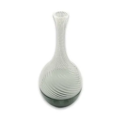 LEDA | White Glass Jar | Jars and Ampoules | Murano-Store
