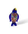 PINGU - Pinguim alegre em vidro Murano com Murrine