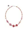 JUDIT | Halskette mit rosa Perlen | Murano-Store