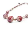JUDIT | Halskette mit rosa Perlen | Murano-Store