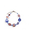 CAPRI - Elegant spring bracelet AMETHYST and LILAC in Murano glass