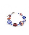 CAPRI | Joyería | Pulsera con perlas lilas | Murano-Store