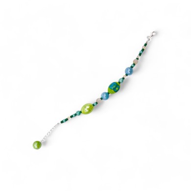 JUDIT | Pulsera verde y azul | Murano-Store